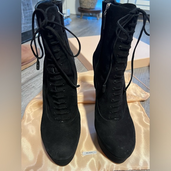 Prada Platform Boot Heels - Picture 8 of 10